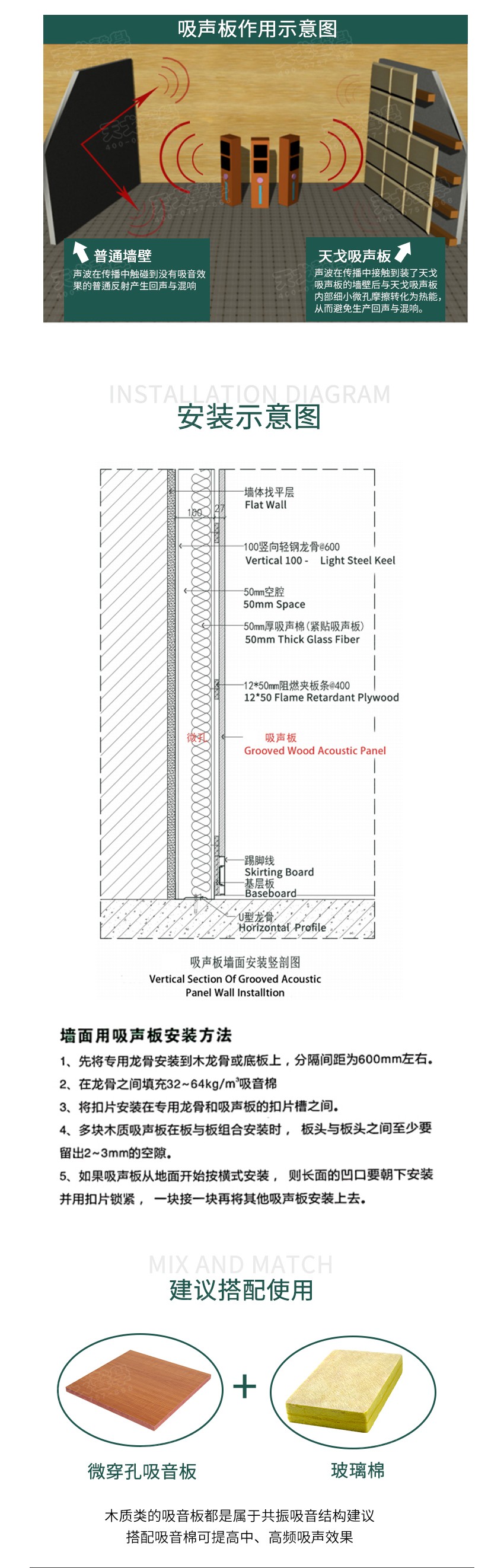 微穿孔木質吸音板安裝-10