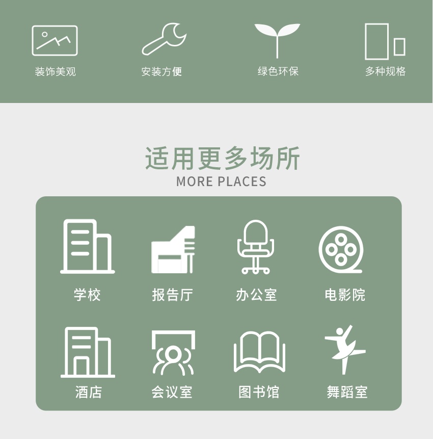 聚酯纖維穿孔吸音板適用場所 聚酯纖維穿孔吸音板適用場所