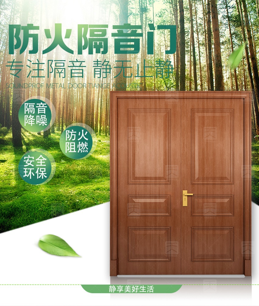 鋼質木紋隔音門-1 鋼質木紋隔音門-1