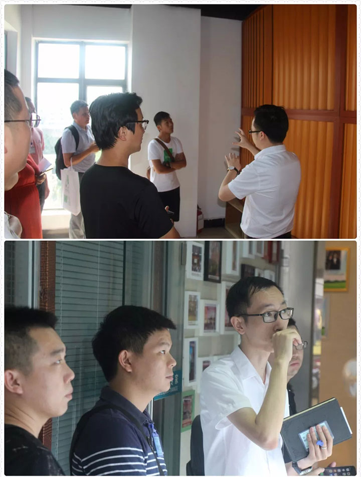 學員們參加天戈展廳 學員們參加天戈展廳