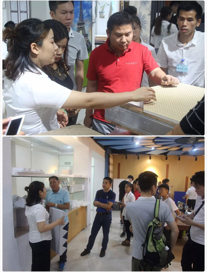 學員們參加天戈展廳1 學員們參加天戈展廳1